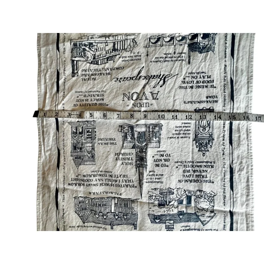 Stratford-Upon-Avon Shakespeare Tea Towel 30